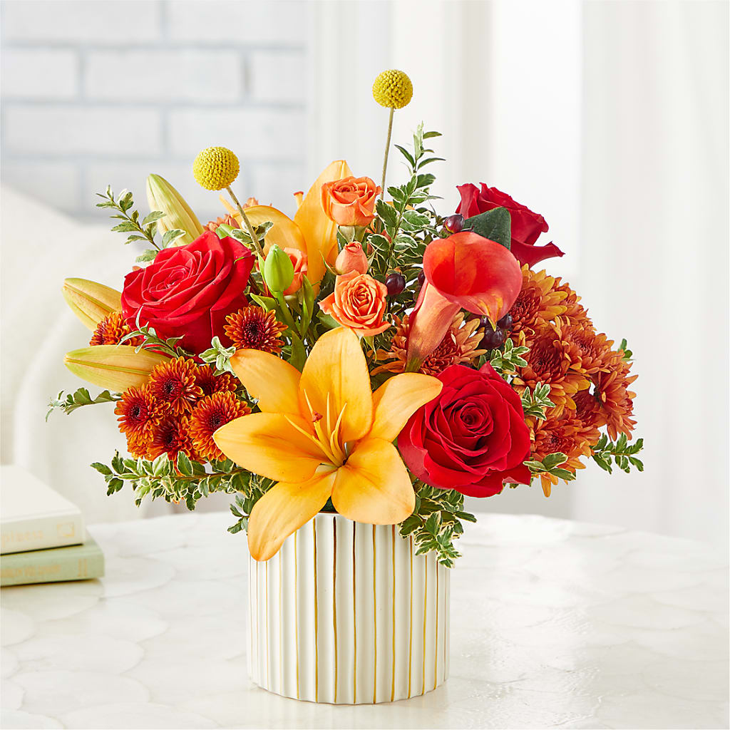 Scarlet Skies Bouquet –  De Voe Floral, Lena IL