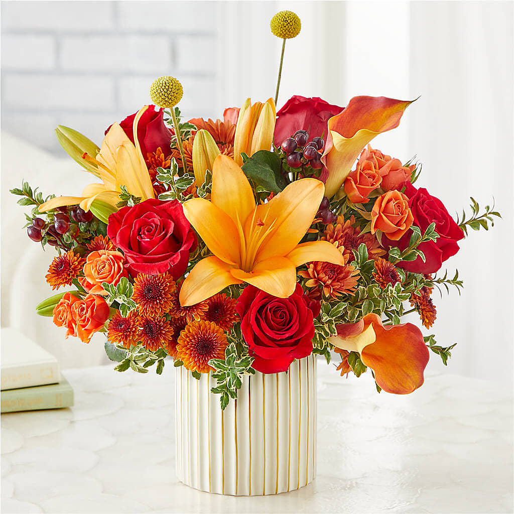 Scarlet Skies Bouquet –  De Voe Floral, Lena IL