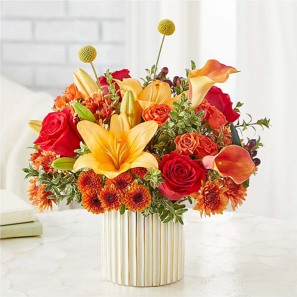 Scarlet Skies Bouquet –  De Voe Floral, Lena IL