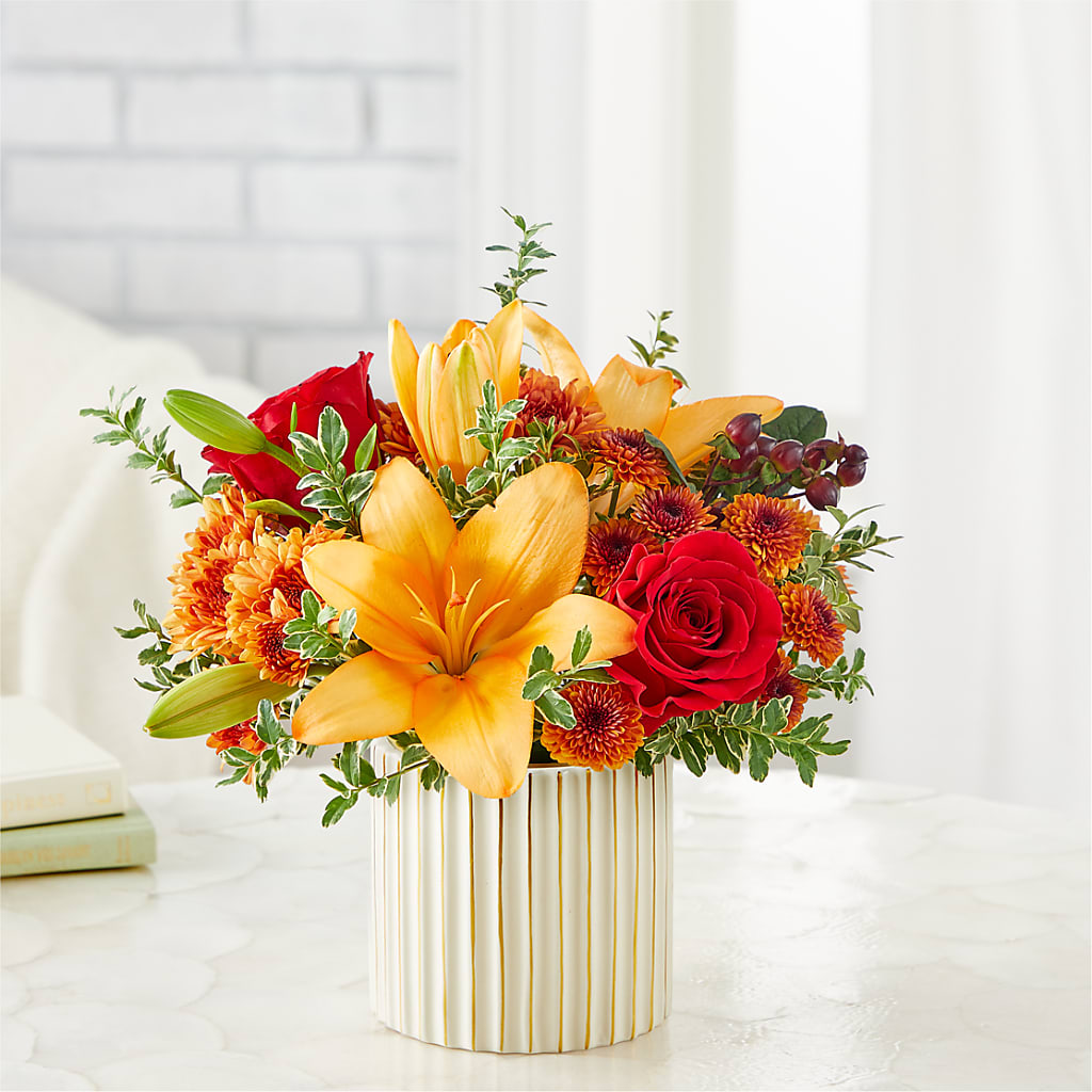 Scarlet Skies Bouquet –  De Voe Floral, Lena IL