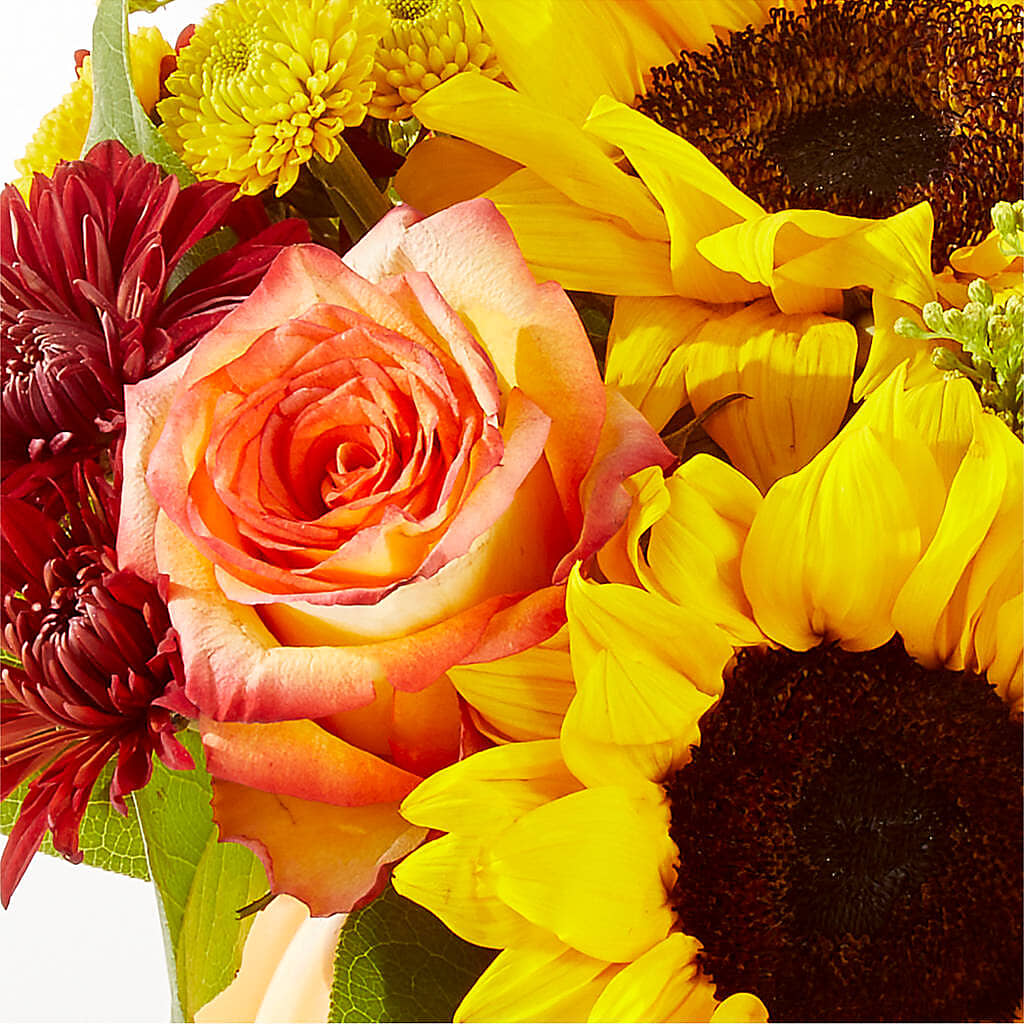 Golden Gourd Pumpkin Bouquet –  De Voe Floral, Lena IL