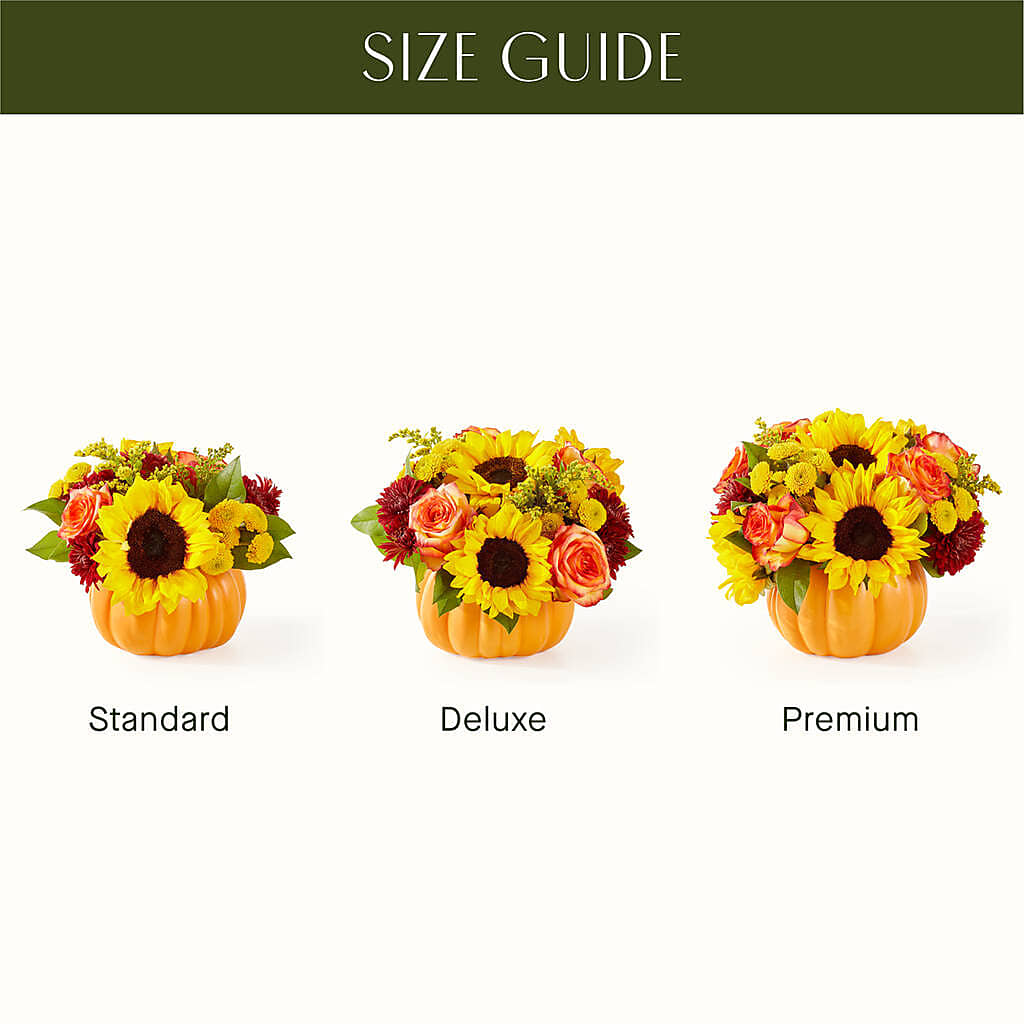 Golden Gourd Pumpkin Bouquet –  De Voe Floral, Lena IL