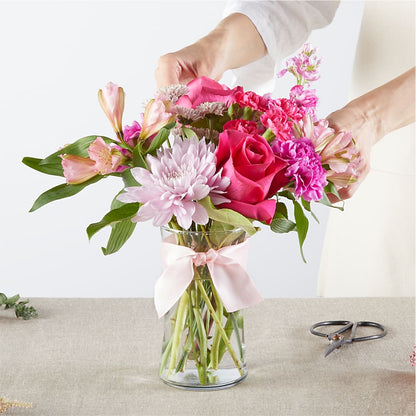 Pink Ribbon - A Florist Original –  De Voe Floral, Lena IL