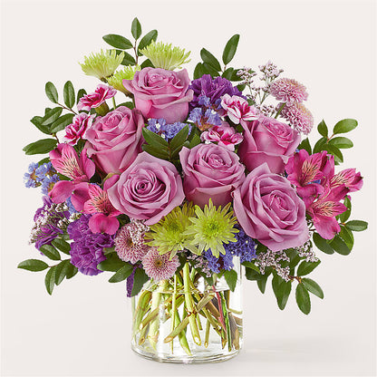 Glass Half Full Bouquet –  De Voe Floral, Lena IL