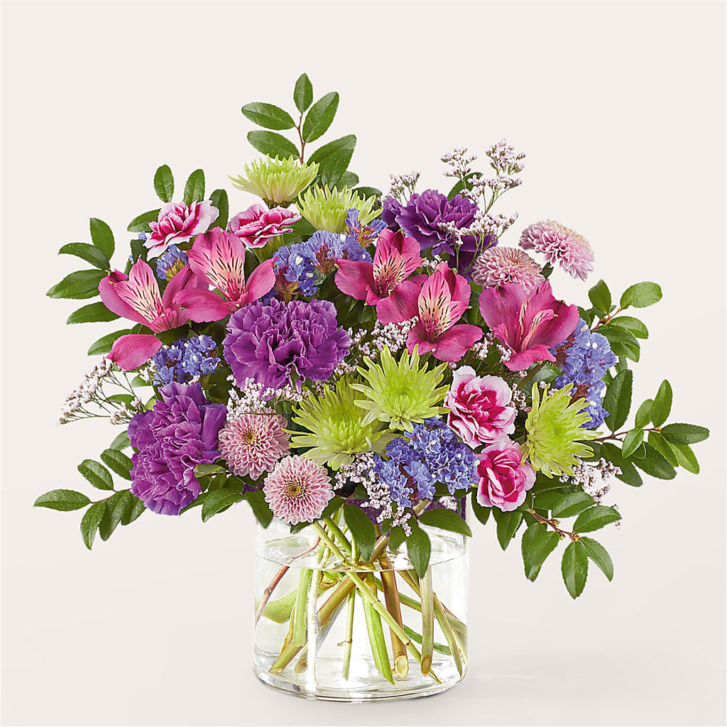 Glass Half Full Bouquet –  De Voe Floral, Lena IL