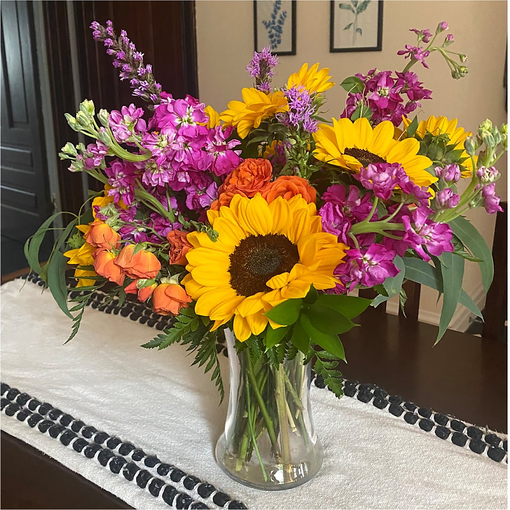 Rays of Life Bouquet –  De Voe Floral, Lena IL