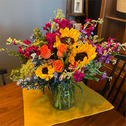 Rays of Life Bouquet –  De Voe Floral, Lena IL