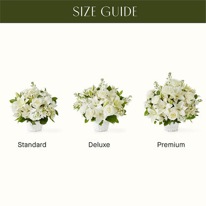 Peaceful Reflections Arrangement –  De Voe Floral, Lena IL