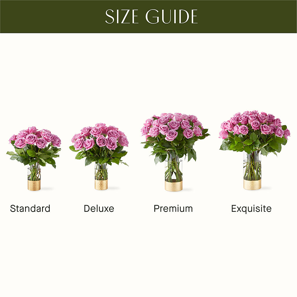 Secret Admirer Lavender Rose Bouquet –  De Voe Floral, Lena IL