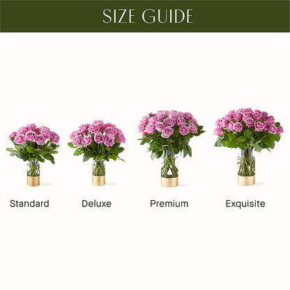 Secret Admirer Lavender Rose Bouquet –  De Voe Floral, Lena IL