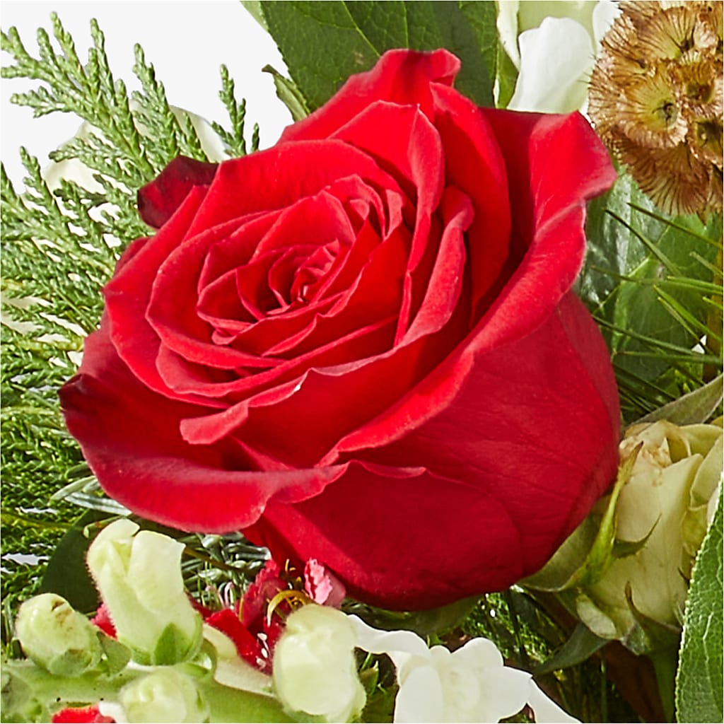 Deck the Halls Bouquet –  De Voe Floral, Lena IL