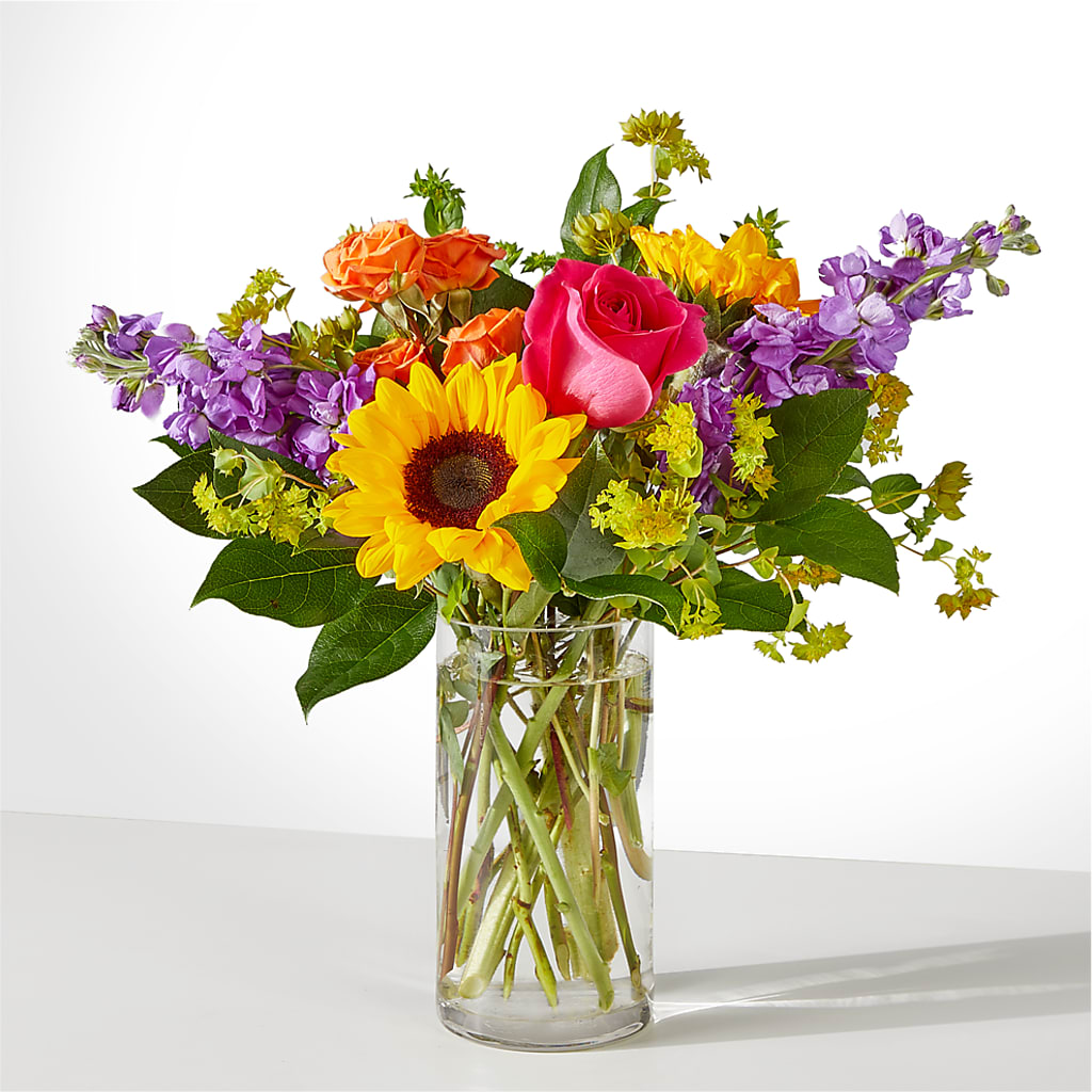Vibrant Greetings Bouquet –  De Voe Floral, Lena IL