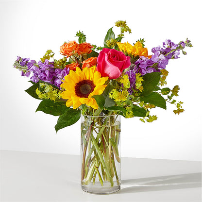 Vibrant Greetings Bouquet –  De Voe Floral, Lena IL