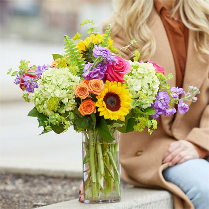 Vibrant Greetings Bouquet –  De Voe Floral, Lena IL