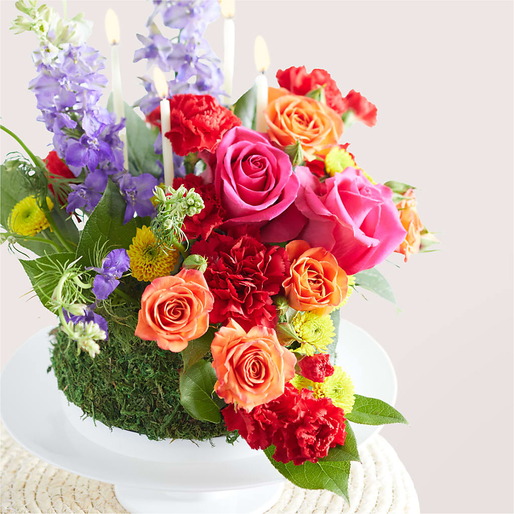 Best Year Yet Floral Cake –  De Voe Floral, Lena IL