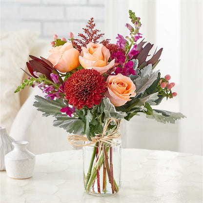 Moody Hues Bouquet –  De Voe Floral, Lena IL