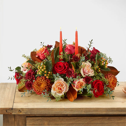 Gather Near Centerpiece –  De Voe Floral, Lena IL
