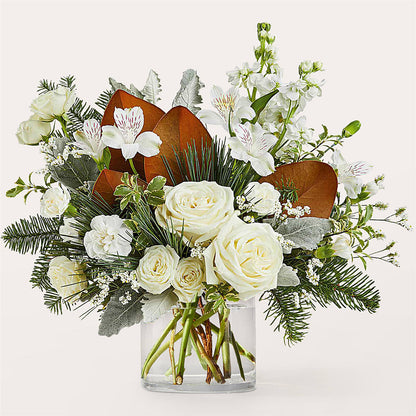 Fresh Snowfall Bouquet –  De Voe Floral, Lena IL