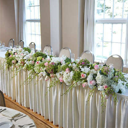 State of Joy Head Table Arrangement –  De Voe Floral, Lena IL