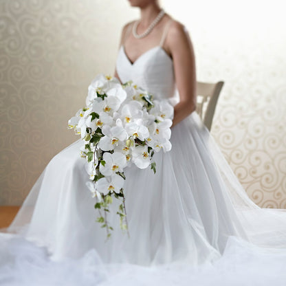 Classic White Bouquet –  De Voe Floral, Lena IL