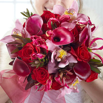 Heart of Hearts Bouquet –  De Voe Floral, Lena IL